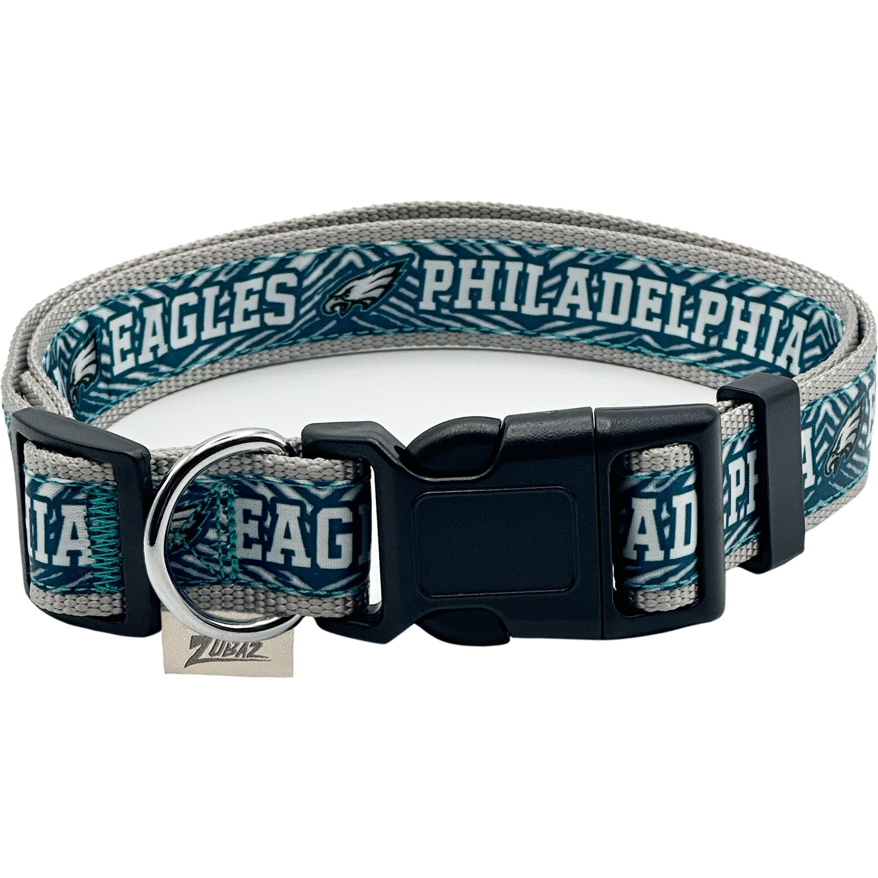 Pets First Philadelphia Eagles Zubaz Dog Collar, Medium