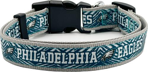 Show full view: Pets First Philadelphia Eagles Zubaz Dog Collar, Large slide 2 of 3