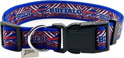 Pets First Buffalo Bills Zubaz Dog Collar, Large