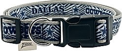Pets First Dallas Cowboys Zubaz Dog Collar, Large