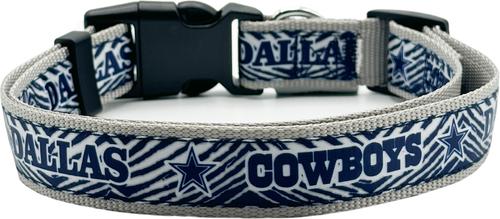 Show full view: Pets First Dallas Cowboys Zubaz Dog Collar, Large slide 2 of 3