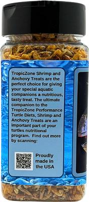 Show full view: TropicZone Shrimp & Anchovy Small Aquatic Turtle Treat, 1.75-oz bottle slide 3 of 5