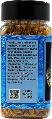Show full view: TropicZone Shrimp & Anchovy Large Aquatic Turtle Treat, 1.75-oz bottle slide 3 of 5