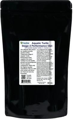 Show full view: TropicZone Performance Daily Diet Stage 3 Juvenile Aquatic Turtle Food, 16-oz bag slide 2 of 2