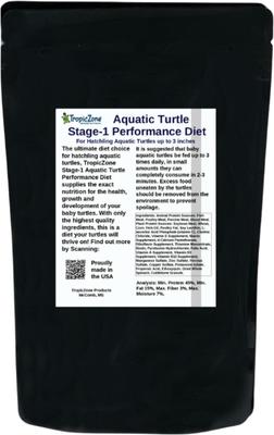 Show full view: TropicZone Performance Daily Diet Stage 1 Hatchling Aquatic Turtle Food, 5-oz bag slide 2 of 2