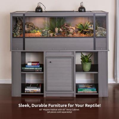 Show full view: New Age Pet ECOFLEX Reptile Habitat Versa Stand, Grey, 60-in slide 8 of 10