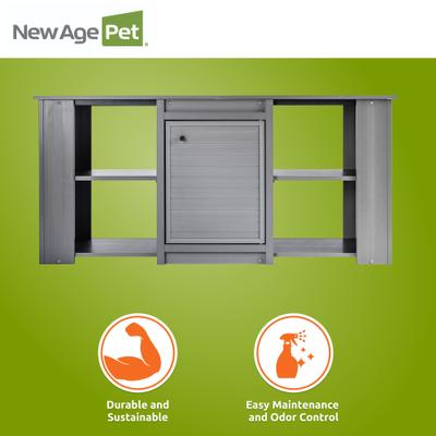Show full view: New Age Pet ECOFLEX Reptile Habitat Versa Stand, Grey, 60-in slide 6 of 10
