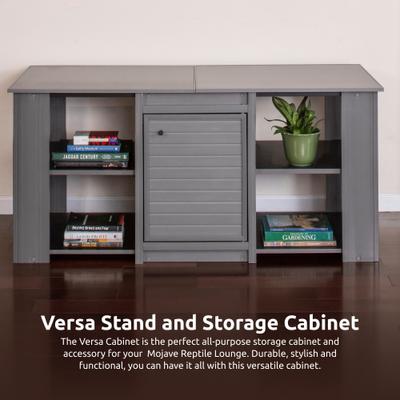 Show full view: New Age Pet ECOFLEX Reptile Habitat Versa Stand, Grey, 60-in slide 2 of 10