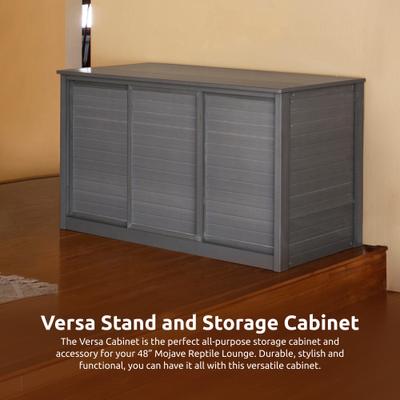 Show full view: New Age Pet ECOFLEX Reptile Habitat Versa Stand, Grey, 48-in slide 2 of 10