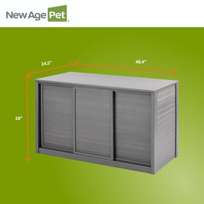 Show full view: New Age Pet ECOFLEX Reptile Habitat Versa Stand, Grey, 48-in slide 5 of 10