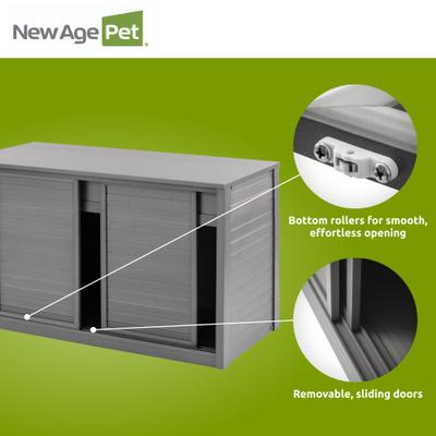 Show full view: New Age Pet ECOFLEX Reptile Habitat Versa Stand, Grey, 48-in slide 4 of 10