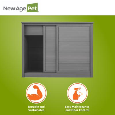 Show full view: New Age Pet ECOFLEX Reptile Habitat Versa Stand, Grey, 36-in slide 6 of 10