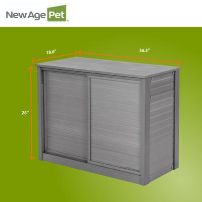 Show full view: New Age Pet ECOFLEX Reptile Habitat Versa Stand, Grey, 36-in slide 5 of 10