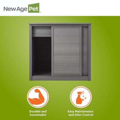 Show full view: New Age Pet ECOFLEX Reptile Habitat Versa Stand, Grey, 30-in slide 6 of 10