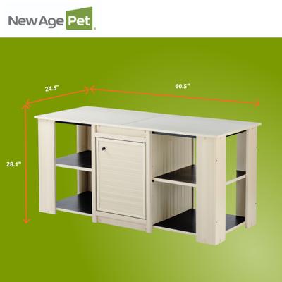 Show full view: New Age Pet ECOFLEX 150g Reptile Enclosure with Matching Cabinet Stand Set in Maple slide 9 of 9