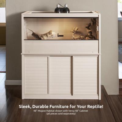 Show full view: New Age Pet ECOFLEX Reptile Habitat Versa Stand, Maple, 48-in slide 8 of 10