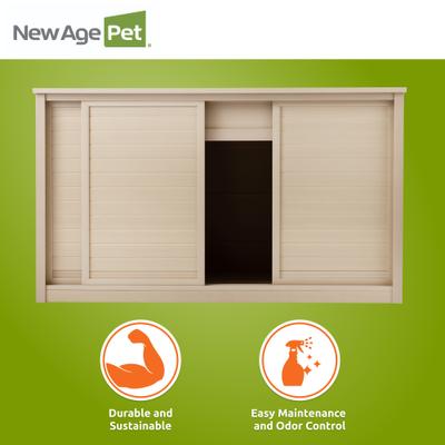 Show full view: New Age Pet ECOFLEX Reptile Habitat Versa Stand, Maple, 48-in slide 6 of 10