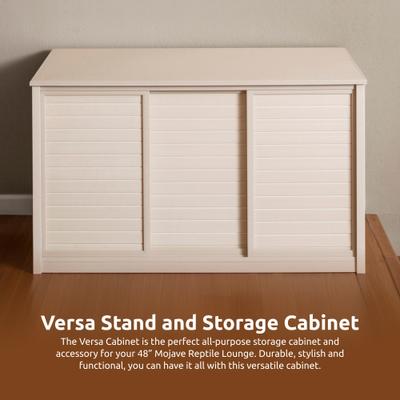 Show full view: New Age Pet ECOFLEX Two 120g Reptile Enclosures Setup with Versa Stand, Maple slide 8 of 9