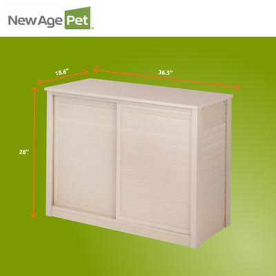 Show full view: New Age Pet ECOFLEX Reptile Habitat Versa Stand, Maple, 36-in slide 5 of 10