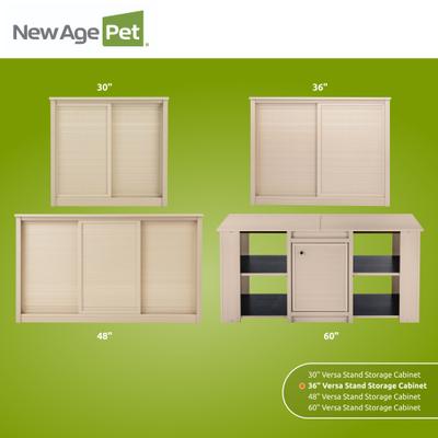 Show full view: New Age Pet ECOFLEX Reptile Habitat Versa Stand, Maple, 36-in slide 7 of 10