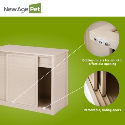 Show full view: New Age Pet ECOFLEX Reptile Habitat Versa Stand, Maple, 36-in slide 4 of 10