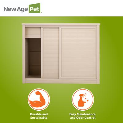 Show full view: New Age Pet ECOFLEX Reptile Habitat Versa Stand, Maple, 36-in slide 6 of 10