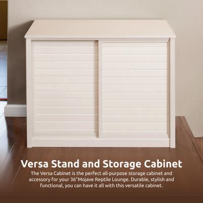 Show full view: New Age Pet ECOFLEX Reptile Habitat Versa Stand, Maple, 36-in slide 2 of 10