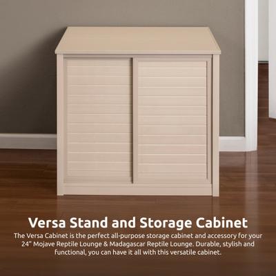 Show full view: New Age Pet ECOFLEX Small Reptile Enclosure with Versa Stand Set in Maple slide 7 of 9