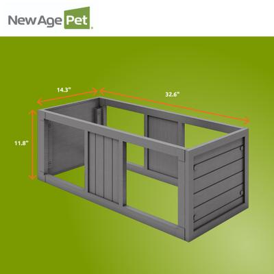 Show full view: New Age Pet ECOFLEX Two 50g Reptile Enclosures Setup without Stand, Grey slide 9 of 9