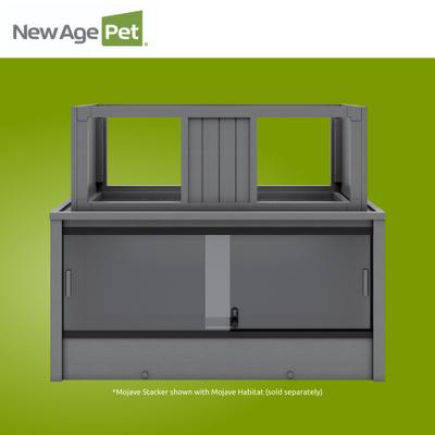 Show full view: New Age Pet ECOFLEX Two 50g Reptile Enclosures Setup without Stand, Grey slide 8 of 9