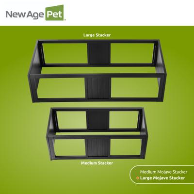 Show full view: New Age Pet ECOFLEX Mojave Reptile Habitat Stacker, Espresso, Large slide 7 of 10