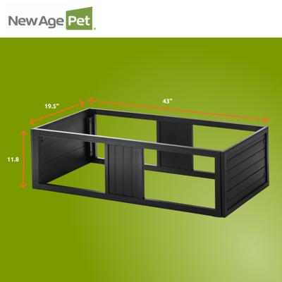 Show full view: New Age Pet ECOFLEX Mojave Reptile Habitat Stacker, Espresso, Large slide 5 of 10