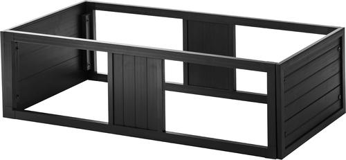 Show full view: New Age Pet ECOFLEX Two 120g Reptile Enclosures Setup with Low Boy Stand, Black slide 8 of 9