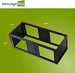 New Age Pet ECOFLEX Two 50g Reptile Enclosures Setup without Stand, Black slide 2 of 9