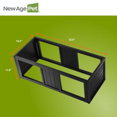 Show full view: New Age Pet ECOFLEX Two 50g Reptile Enclosures Setup without Stand, Black slide 9 of 9
