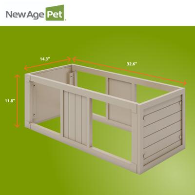 Show full view: New Age Pet ECOFLEX Mojave Reptile Habitat Stacker, Maple, Medium slide 5 of 10