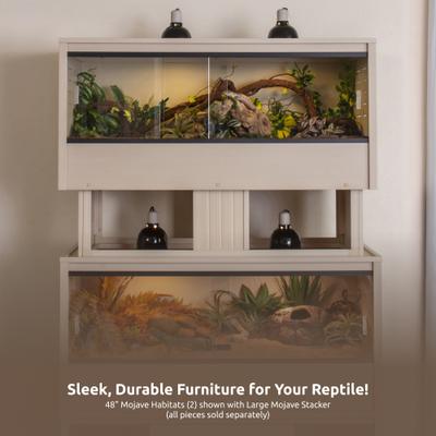 Show full view: New Age Pet ECOFLEX Mojave Reptile Habitat Stacker, Maple, Large slide 8 of 10