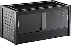 New Age Pet ECOFLEX Mojave Reptile Enclosure, Black, 50-gal