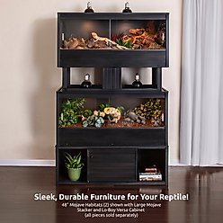 New Age Pet ECOFLEX Lo-Boy Reptile Habitat Versa Stand, Espresso, 48-in slide 2 of 8