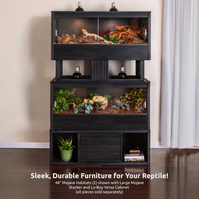 Show full view: New Age Pet ECOFLEX Lo-Boy Reptile Lounge Versa Stand, 48-in, Espresso slide 8 of 10