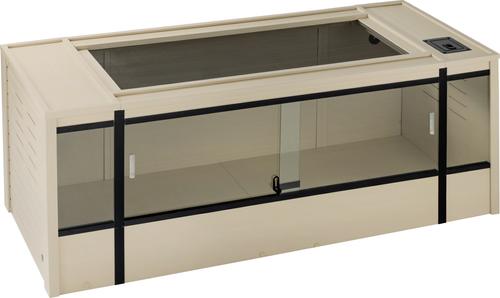 Show full view: New Age Pet ECOFLEX 150g Reptile Enclosure with Matching Cabinet Stand Set in Maple slide 2 of 9