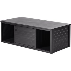 REPTI ZOO Black PVC Reptile Terrarium