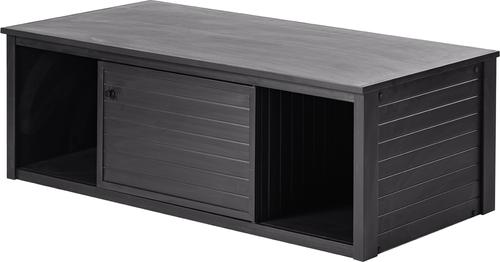 Show full view: New Age Pet ECOFLEX Two 120g Reptile Enclosures Setup with Low Boy Stand, Black slide 2 of 9