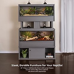 New Age Pet ECOFLEX Lo-Boy Reptile Lounge Versa Stand, 48-in, Grey slide 2 of 8