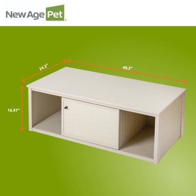 Show full view: New Age Pet ECOFLEX Lo-Boy Reptile Lounge Versa Stand, 48-in, Maple slide 5 of 10