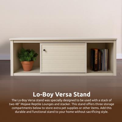 Show full view: New Age Pet ECOFLEX Lo-Boy Reptile Lounge Versa Stand, 48-in, Maple slide 2 of 10