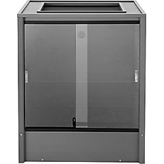 New Age Pet Madagascar Vertical Chameleon & Arboreal Reptile Terrarium, 30x24x36-in, Grey