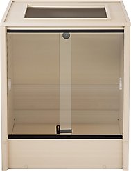 New Age Pet Madagascar Vertical Chameleon & Arboreal Reptile Terrarium, 30x24x36-in, Maple