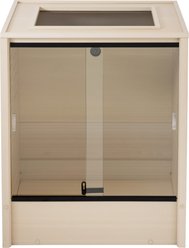 New Age Pet Madagascar Vertical Chameleon & Arboreal Reptile Terrarium, 30x24x36-in, Maple
