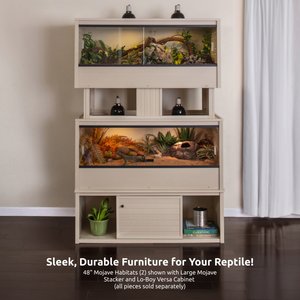 New Age Pet ECOFLEX Mojave Reptile Enclosure, Maple, 120-gal